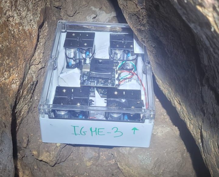 Instrumento para detección de muones desarrollado para IGME-CSIC